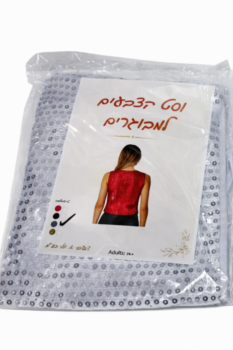וסט פאייטים כסוף