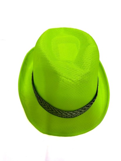 כובע גנגסטר צבע נאון
